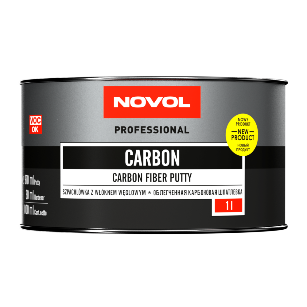Chit Auto Novol Carbon (карбоновая шпатлевка) - 1kg