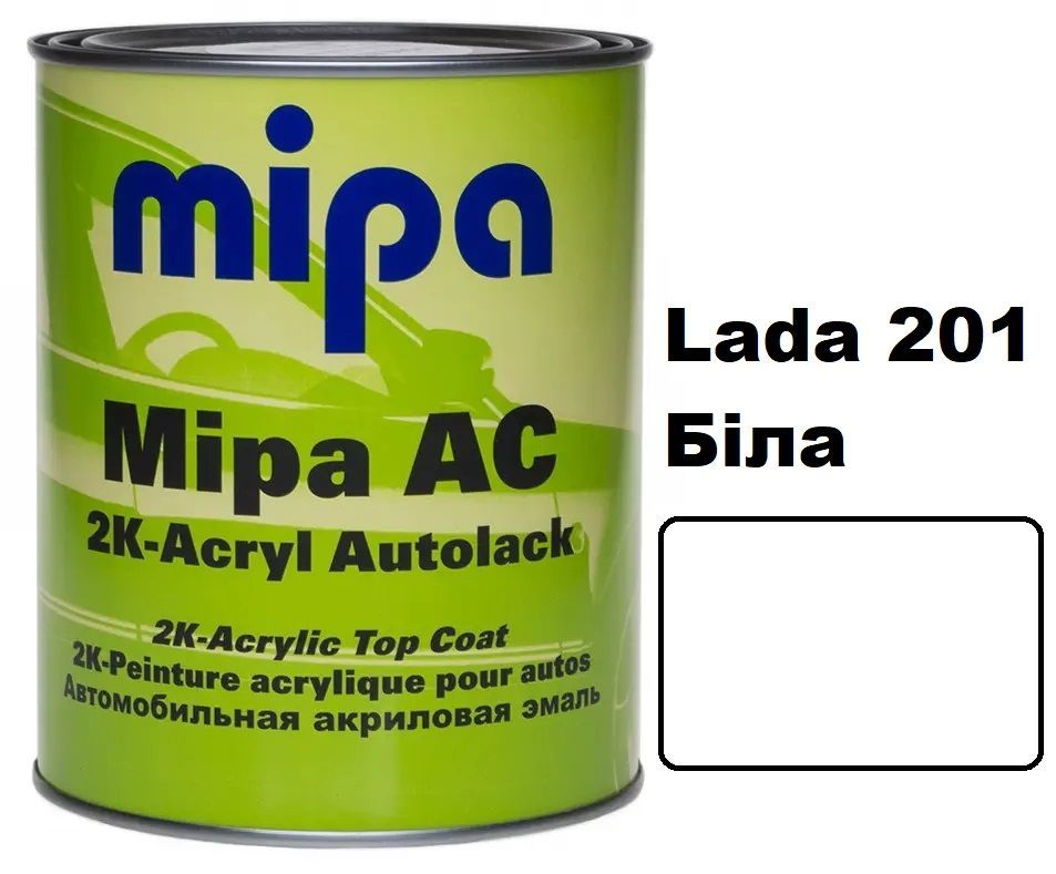 Vopsea Mipa Acril la borcan (готовые цвета) - 1l + 0,5 intaritor