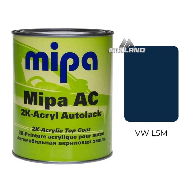 Vopsea Mipa Acril la borcan (готовые цвета) - 1l + 0,5 intaritor