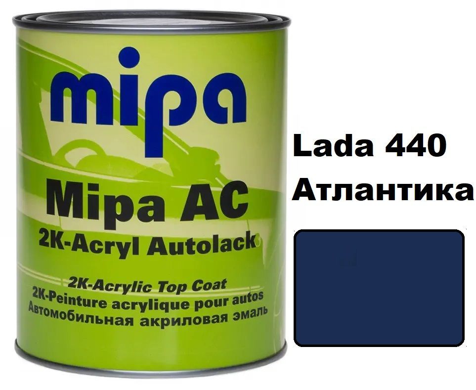 Vopsea Mipa Acril la borcan (готовые цвета) - 1l + 0,5 intaritor