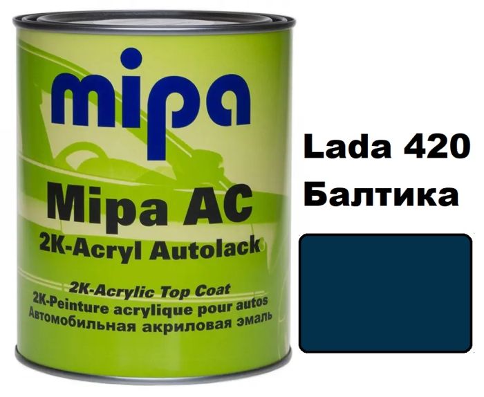 Vopsea Mipa Acril la borcan (готовые цвета) - 1l + 0,5 intaritor