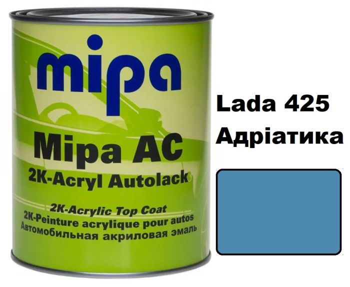 Vopsea Mipa Acril la borcan (готовые цвета) - 1l + 0,5 intaritor