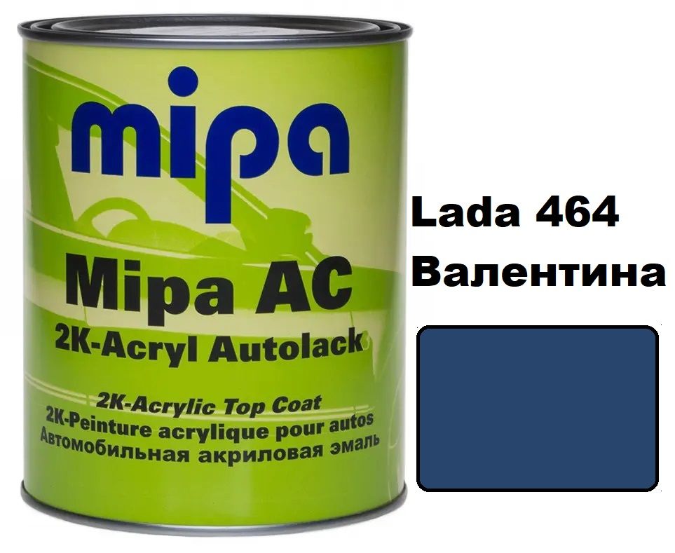 Vopsea Mipa Acril la borcan (готовые цвета) - 1l + 0,5 intaritor