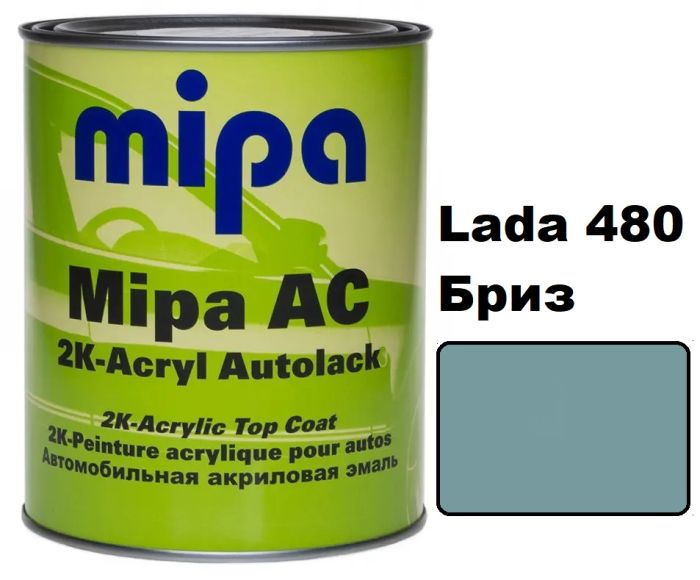 Vopsea Mipa Acril la borcan (готовые цвета) - 1l + 0,5 intaritor
