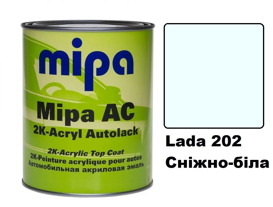 Vopsea Mipa Acril la borcan (готовые цвета) - 1l + 0,5 intaritor