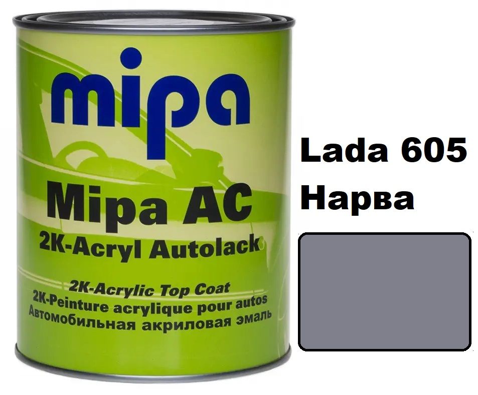 Vopsea Mipa Acril la borcan (готовые цвета) - 1l + 0,5 intaritor