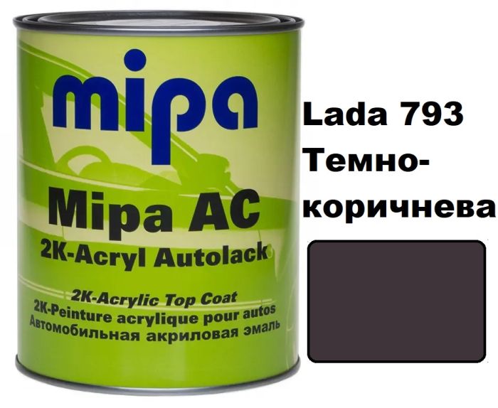Vopsea Mipa Acril la borcan (готовые цвета) - 1l + 0,5 intaritor