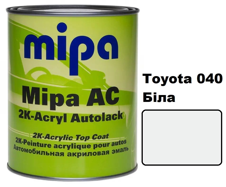 Vopsea Mipa Acril la borcan (готовые цвета) - 1l + 0,5 intaritor